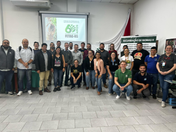 Equipes realizam estudos para a produção de mudas da Pleroma hirsutissimum