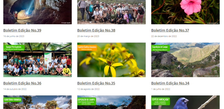 Acervo virtual com todos os Boletins Pró-Espécies é disponibilizado para leitura